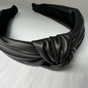 New Vegan Leather knotted headband
